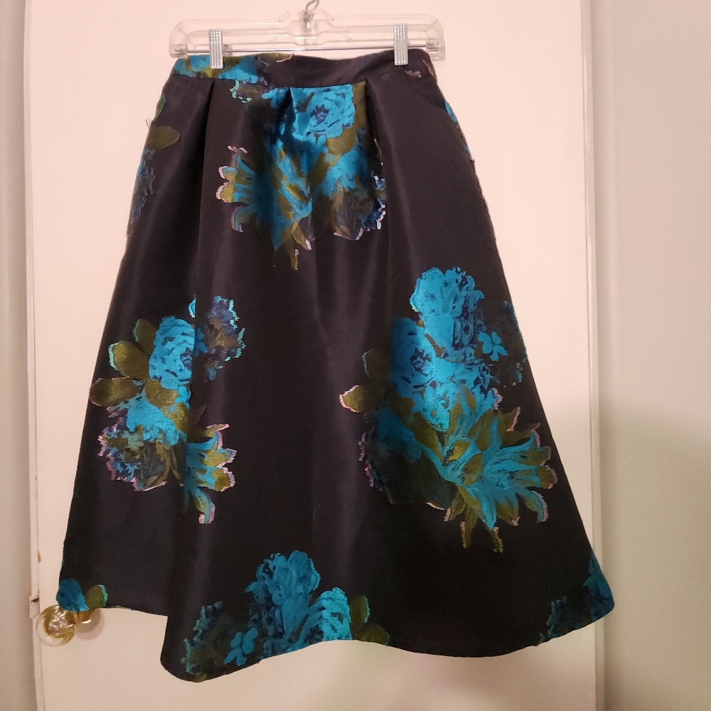 Anthropologie Maeve Ronette Jacquard Midi Skirt - Picture 3 of 11